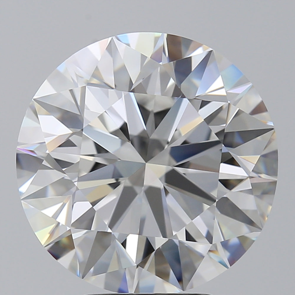 5.01 Carat Round Natural Diamond with  Cut Diamond in 14KT  view 1
