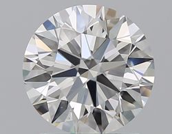 1.4 Carat Round Natural Diamond with  Cut Diamond in 14KT  view 1
