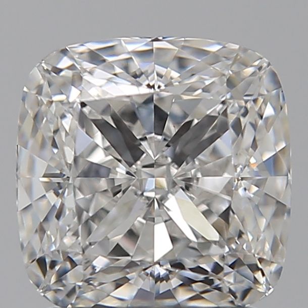 1.93 Carat Cushion Lab Diamond with  Cut Diamond in 14KT  view 1

