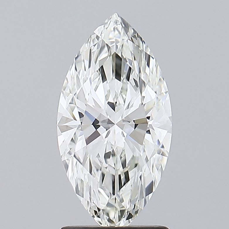 1.59 Carat Marquise Lab Diamond with  Cut Diamond in 14KT  view 1

