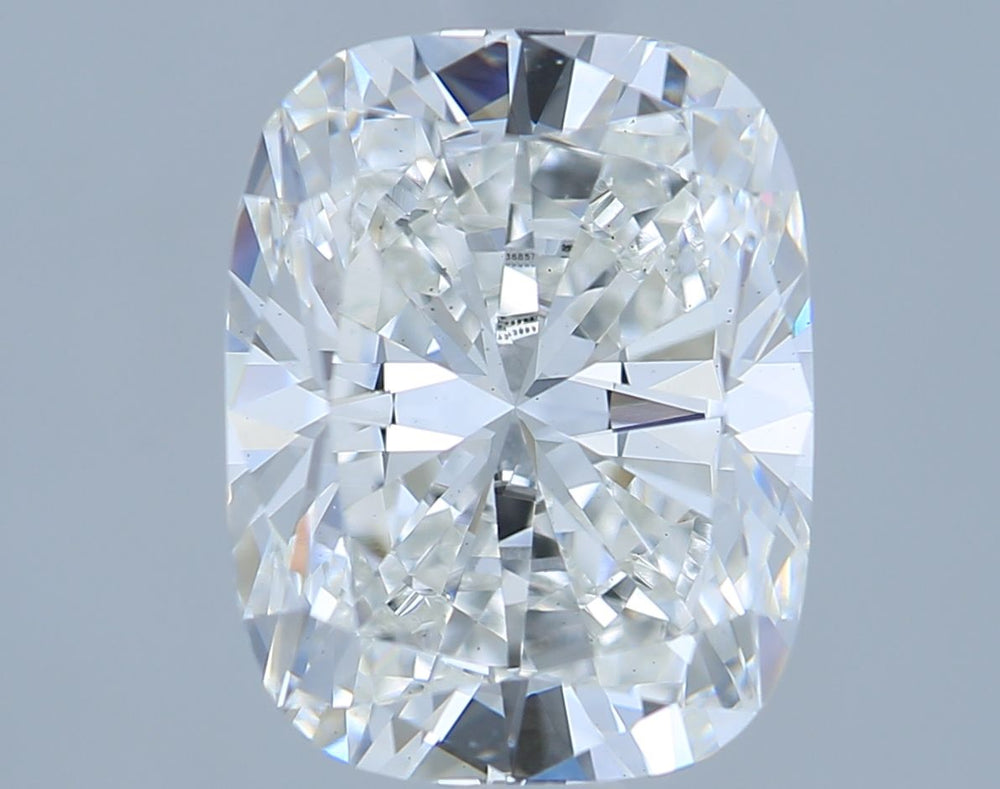 2.11 Carat Cushion Lab Diamond with  Cut Diamond in 14KT  view 1
