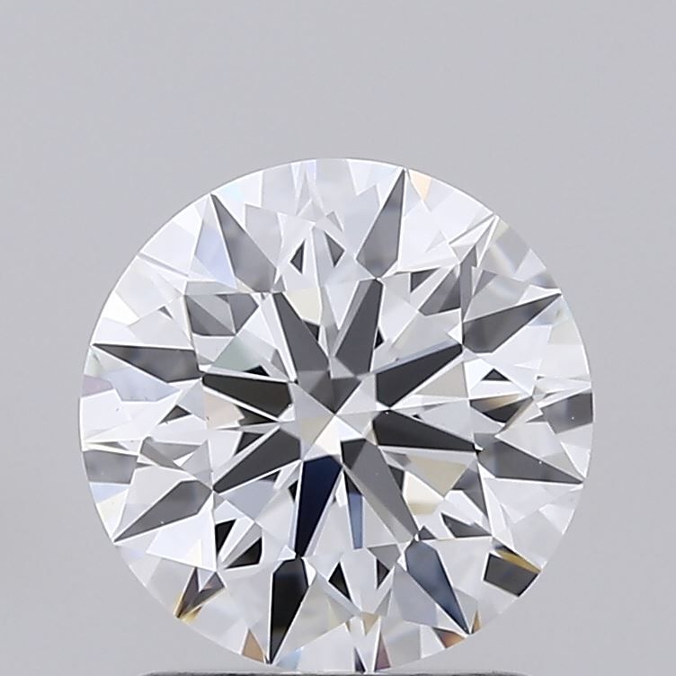 1.5 Carat Round Lab Diamond with  Cut Diamond in 14KT  view 1
