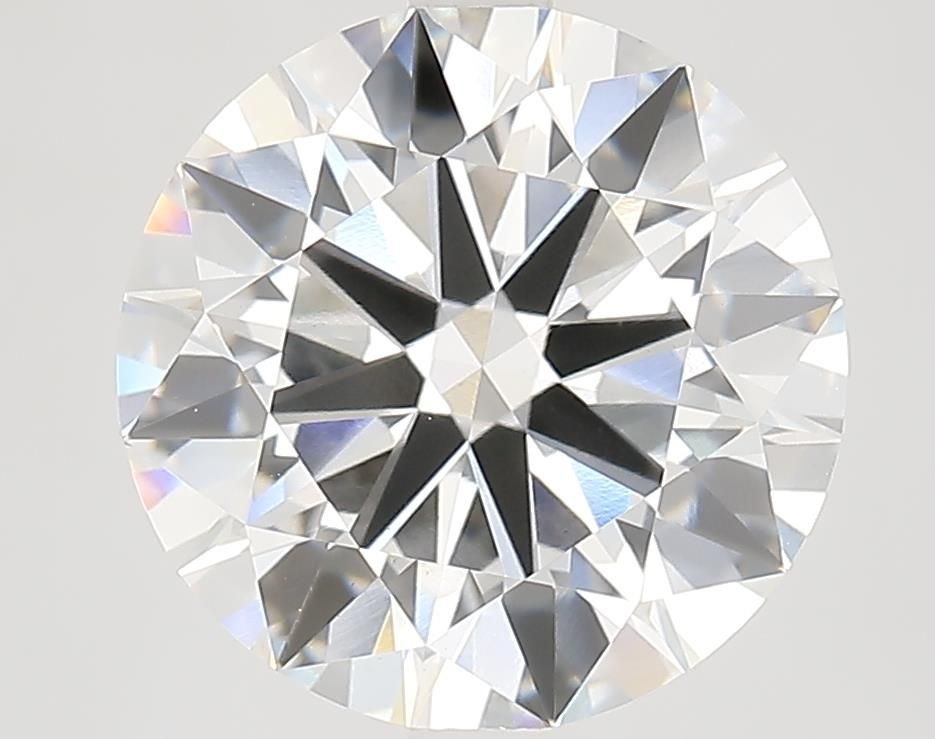 4.65 Carat Round Lab Diamond with  Cut Diamond in 14KT  view 1
