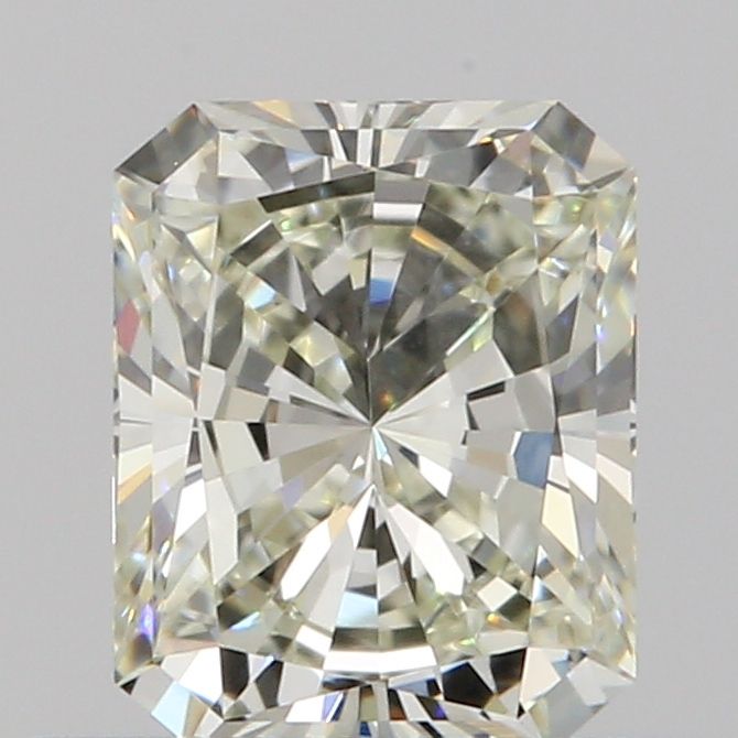 0.54 Carat Radiant Natural Diamond with  Cut Diamond in 14KT  view 1
