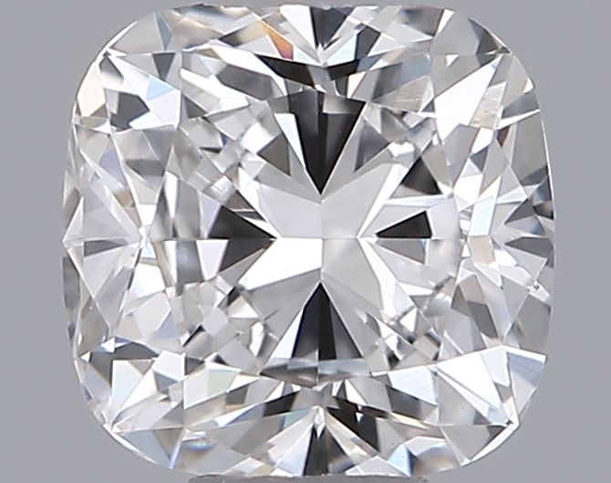 0.51 Carat Cushion Lab Diamond with  Cut Diamond in 14KT  view 1
