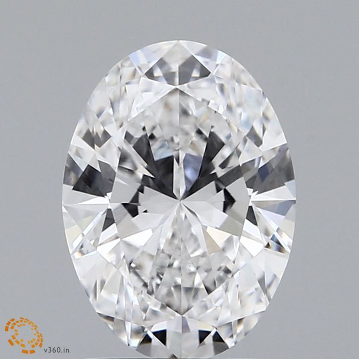 2.0 Carat Oval Lab Diamond with  Cut Diamond in 14KT  view 1
