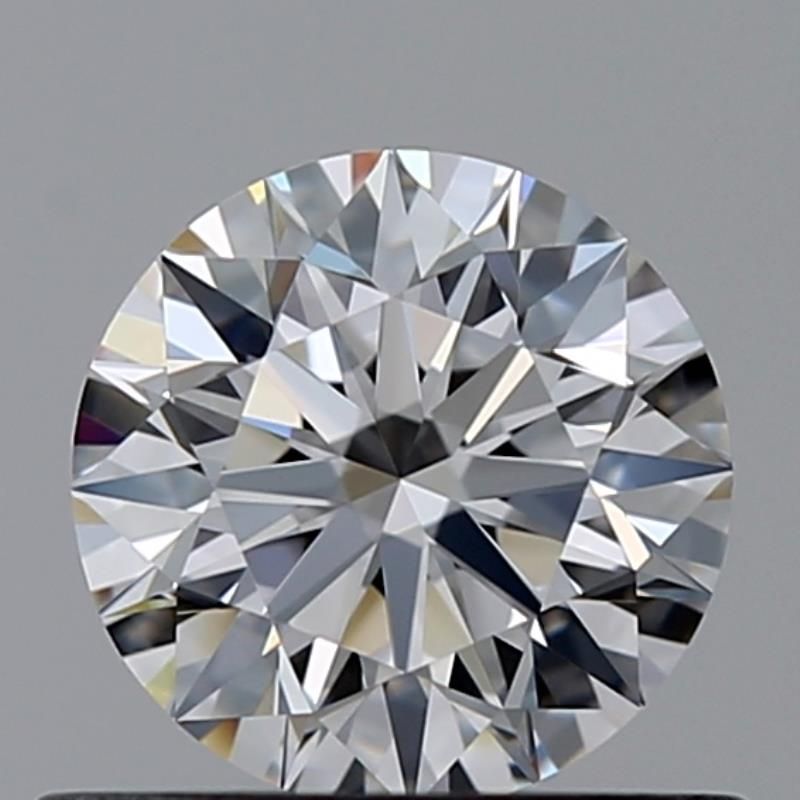 0.65 Carat Round Natural Diamond with  Cut Diamond in 14KT  view 1

