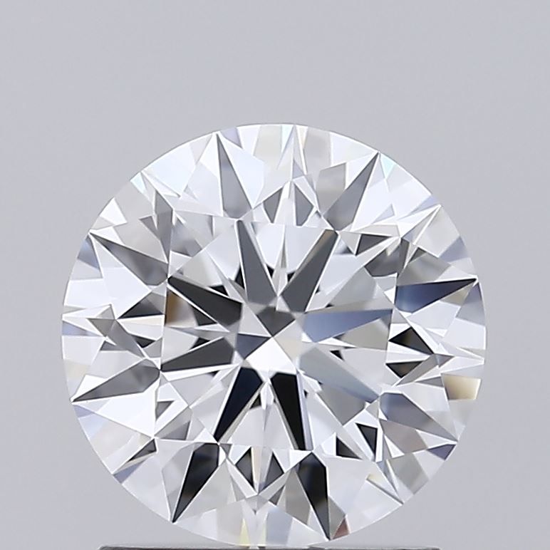 1.41 Carat Round Lab Diamond with  Cut Diamond in 14KT  view 1
