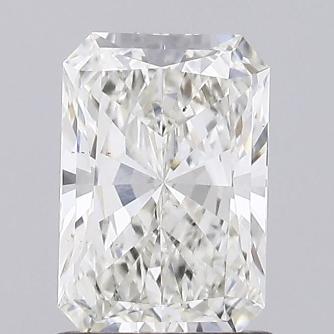1.01 Carat Radiant Lab Diamond with  Cut Diamond in 14KT  view 1
