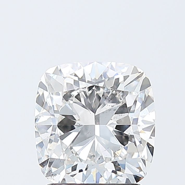 2.0 Carat Cushion Lab Diamond with  Cut Diamond in 14KT  view 1

