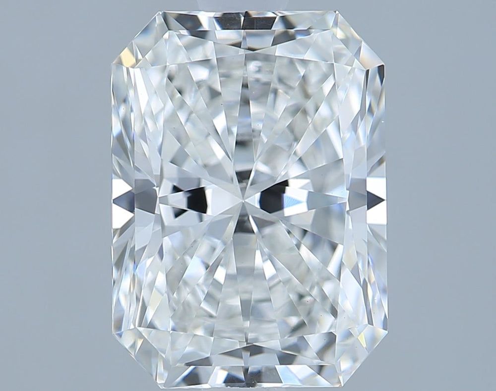 2.12 Carat Radiant Lab Diamond with  Cut Diamond in 14KT  view 1
