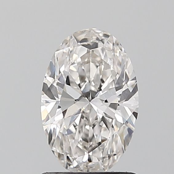 1.1 Carat Oval Lab Diamond with  Cut Diamond in 14KT  view 1
