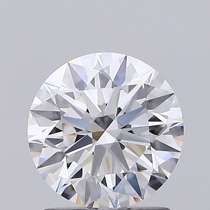 1.5 Carat Round Lab Diamond with  Cut Diamond in 14KT  view 1
