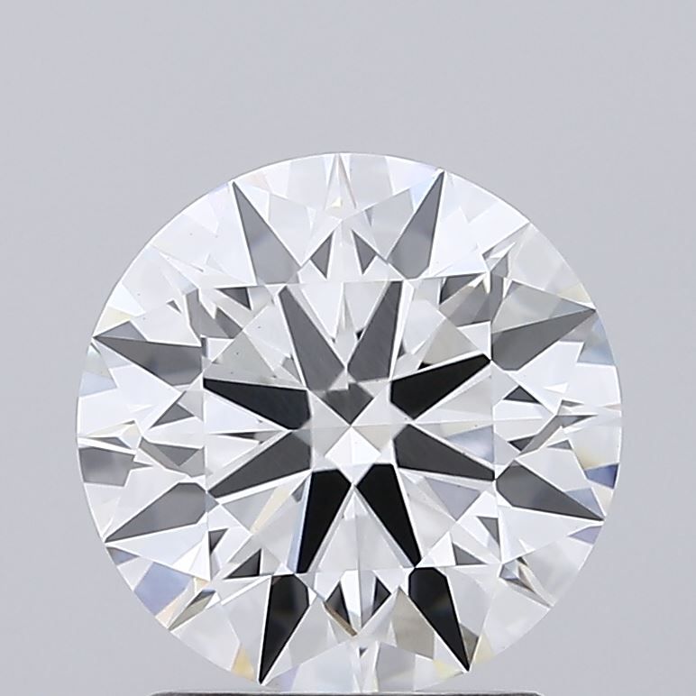 2.01 Carat Round Lab Diamond with  Cut Diamond in 14KT  view 1
