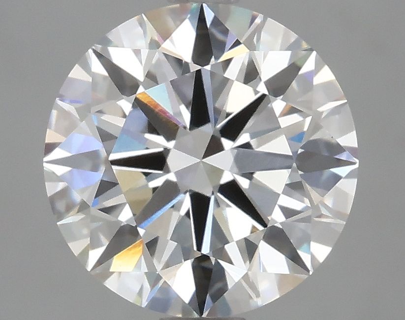 3.32 Carat Round Lab Diamond with  Cut Diamond in 14KT  view 1
