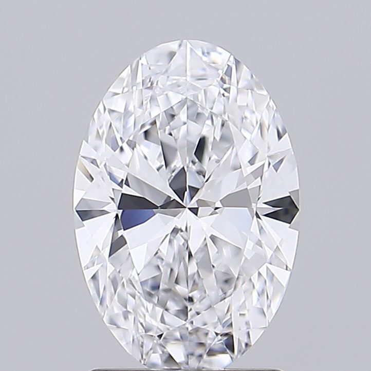 1.53 Carat Oval Lab Diamond with  Cut Diamond in 14KT  view 1
