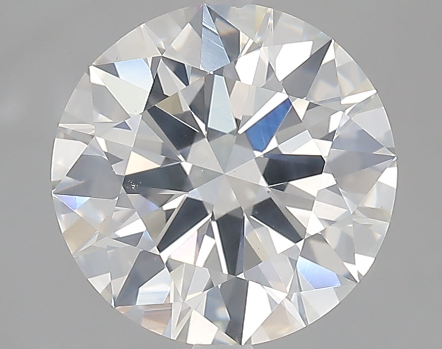 3.5 Carat Round Natural Diamond with  Cut Diamond in 14KT  view 1
