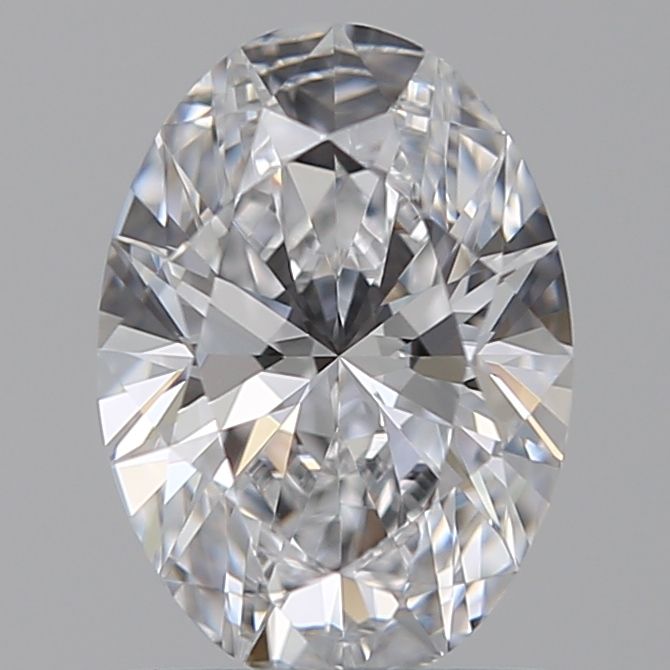 1.0 Carat Oval Lab Diamond with  Cut Diamond in 14KT  view 1
