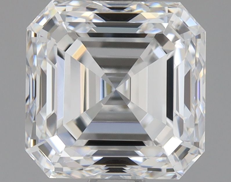1.2 Carat Asscher Natural Diamond with  Cut Diamond in 14KT  view 1
