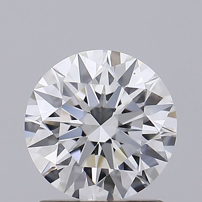 1.23 Carat Round Lab Diamond with  Cut Diamond in 14KT  view 1
