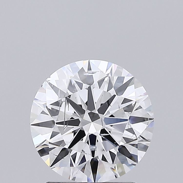 1.8 Carat Round Lab Diamond with  Cut Diamond in 14KT  view 1
