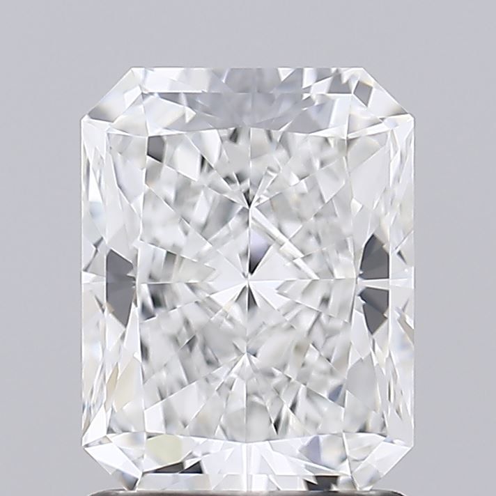 1.49 Carat Radiant lab Diamond with  Cut Diamond in 14KT  view 1
