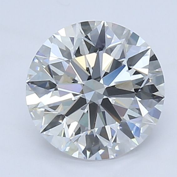 1.63 Carat Round Lab Diamond with  Cut Diamond in 14KT  view 1
