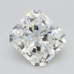 3.01 Carat Radiant Natural Diamond with  Cut Diamond in 14KT  view 1
