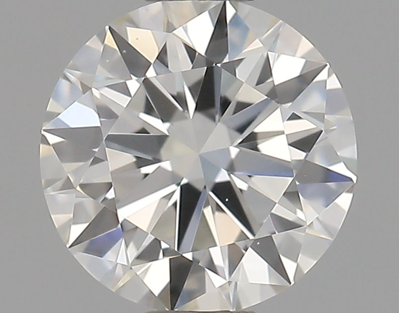 0.5 Carat Round Natural Diamond with  Cut Diamond in 14KT  view 1
