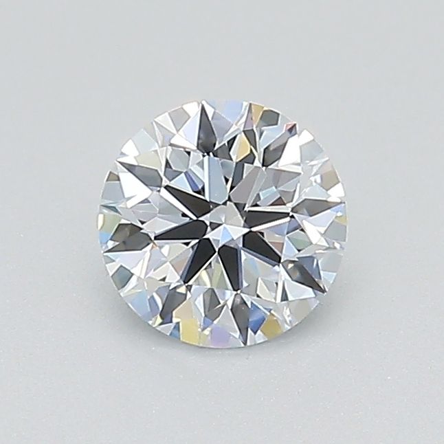 0.51 Carat Round Lab Diamond with  Cut Diamond in 14KT  view 1
