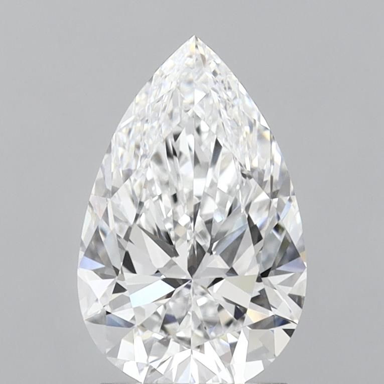 2.16 Carat Pear Lab Diamond with  Cut Diamond in 14KT  view 1
