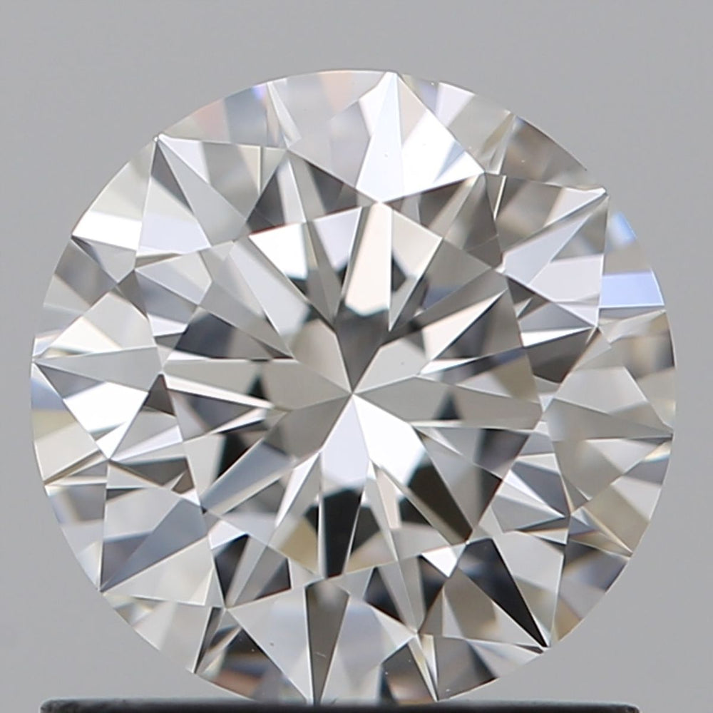 1.01 Carat Round Natural Diamond with  Cut Diamond in 14KT  view 1
