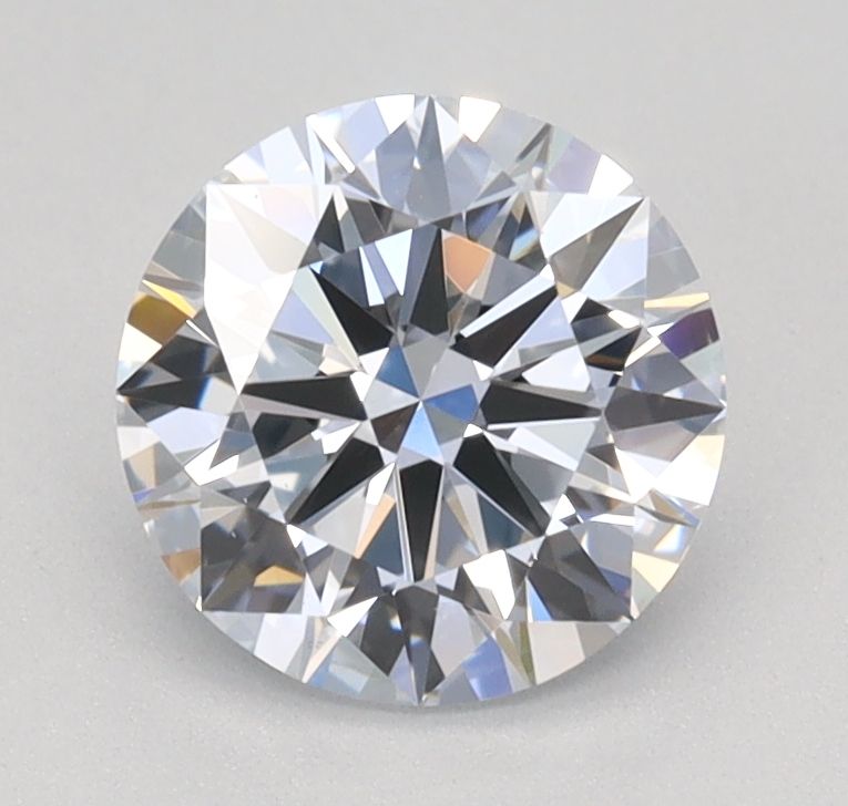 1.0 Carat Round Lab Diamond with  Cut Diamond in 14KT  view 1
