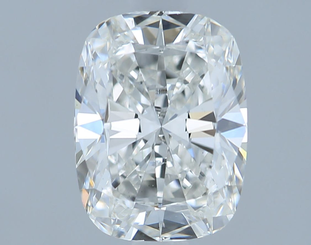 1.56 Carat Cushion Lab Diamond with  Cut Diamond in 14KT  view 1
