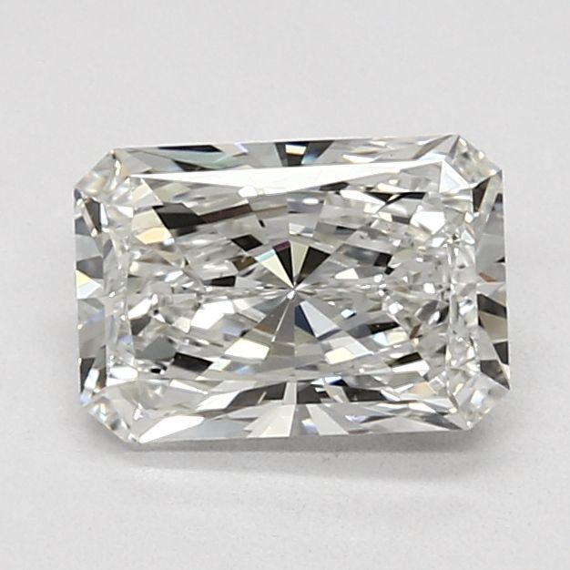 1.52 Carat Radiant Lab Diamond with  Cut Diamond in 14KT  view 1
