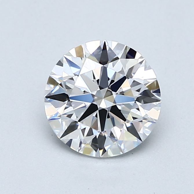 1.28 Carat Round Lab Diamond with  Cut Diamond in 14KT  view 1
