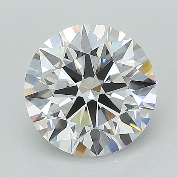 1.59 Carat Round Lab Diamond with  Cut Diamond in 14KT  view 1
