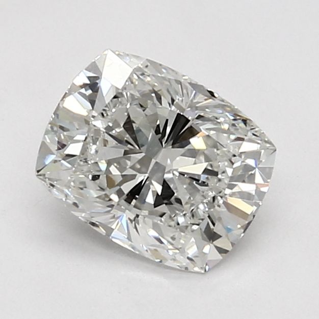 1.5 Carat Cushion Lab Diamond with  Cut Diamond in 14KT  view 1
