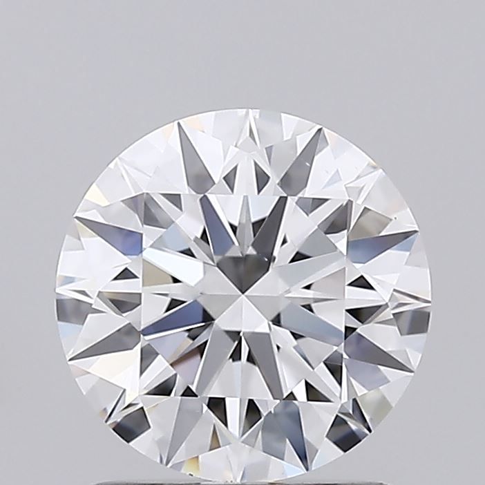 1.25 Carat Round Lab Diamond with  Cut Diamond in 14KT  view 1
