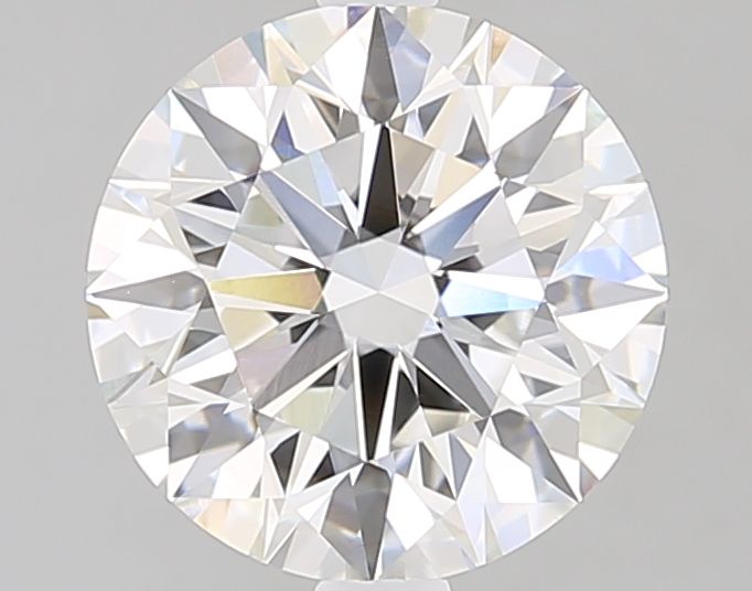 2.72 Carat Round Lab Diamond with  Cut Diamond in 14KT  view 1
