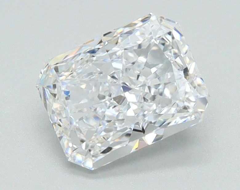1.04 Carat Radiant Lab Diamond with  Cut Diamond in 14KT  view 1
