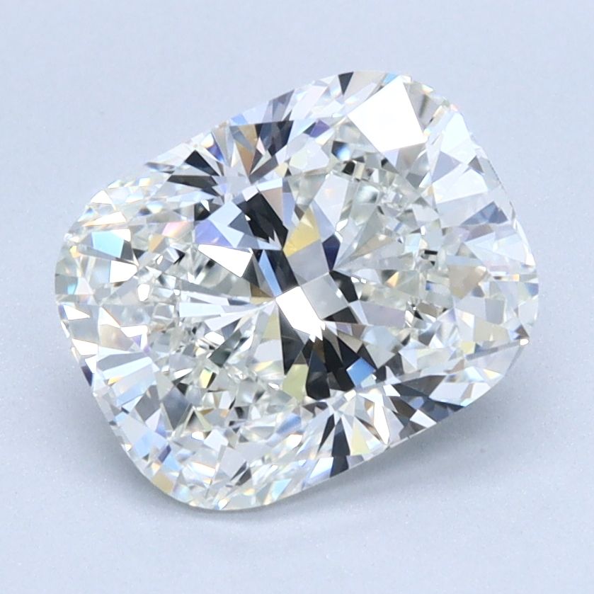 2.0 Carat Cushion Lab Diamond with  Cut Diamond in 14KT  view 1
