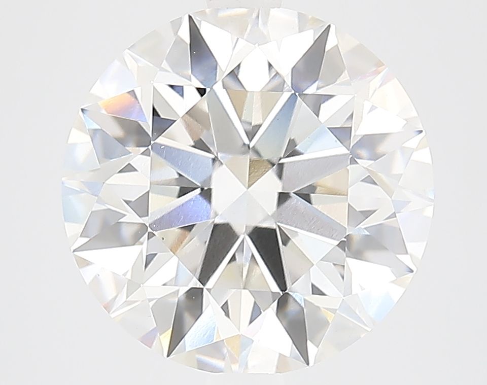 5.0 Carat Round Lab Diamond with  Cut Diamond in 14KT  view 1
