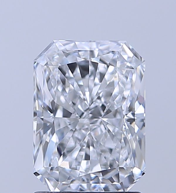 1.56 Carat Radiant Lab Diamond with  Cut Diamond in 14KT  view 1
