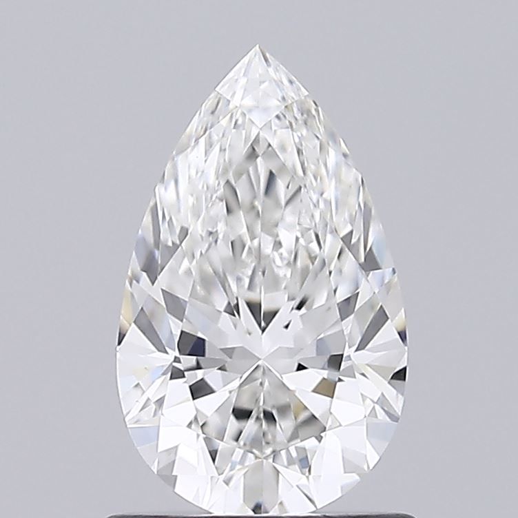 1.07 Carat Pear Lab Diamond with  Cut Diamond in 14KT  view 1
