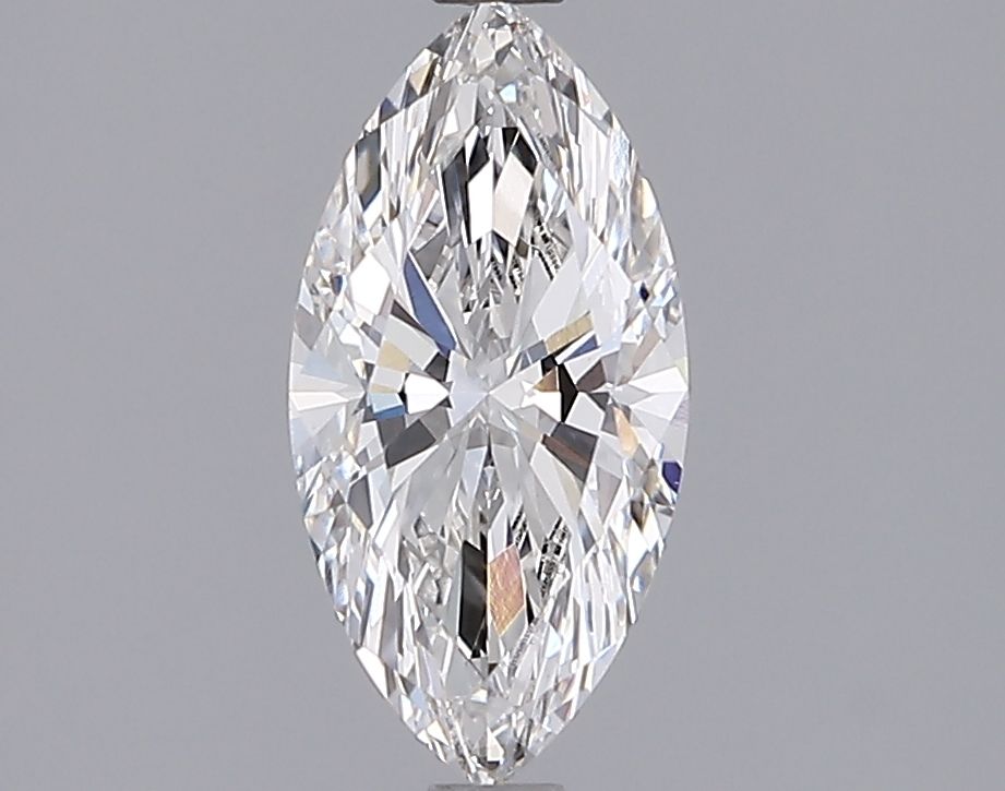 1.08 Carat Marquise Lab Diamond with  Cut Diamond in 14KT  view 1
