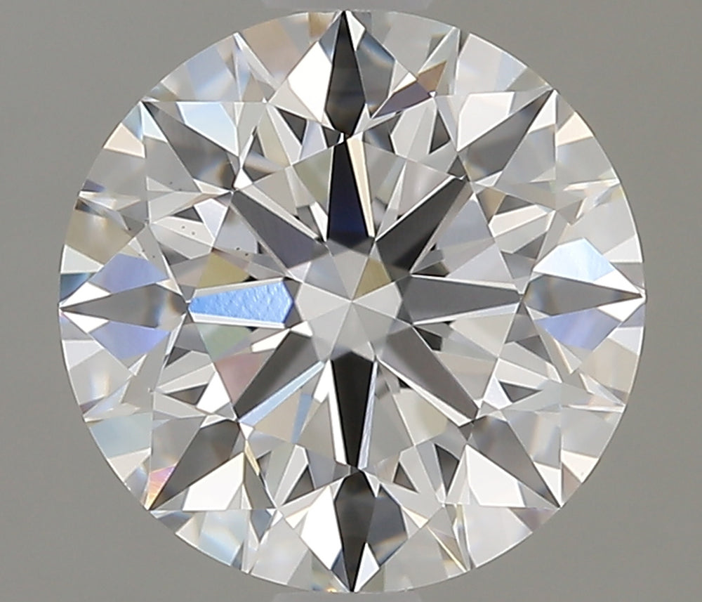 2.18 Carat Round Lab Diamond with  Cut Diamond in 14KT  view 1
