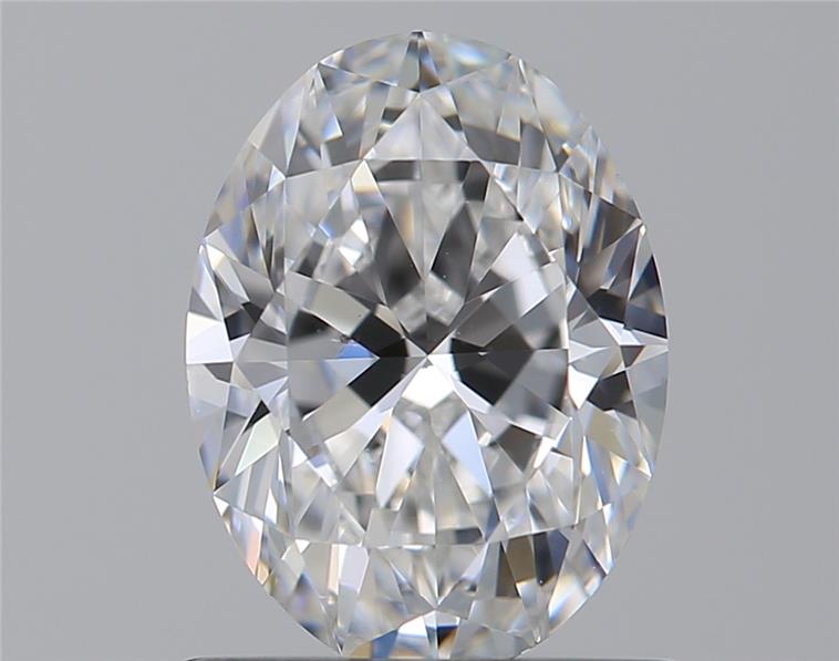 1.01 Carat Oval Natural Diamond with  Cut Diamond in 14KT  view 1
