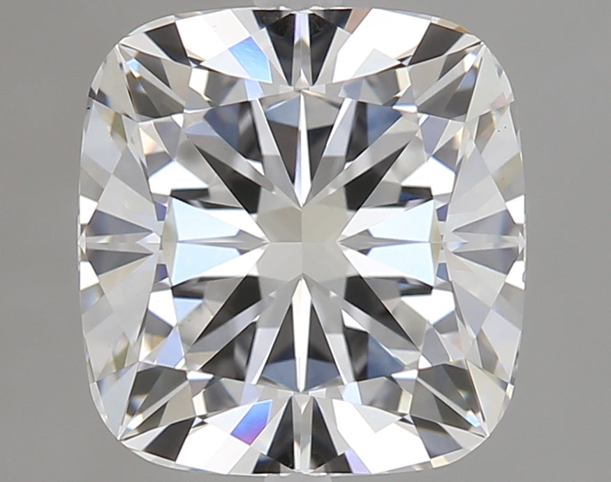 1.72 Carat Cushion Lab Diamond with  Cut Diamond in 14KT  view 1
