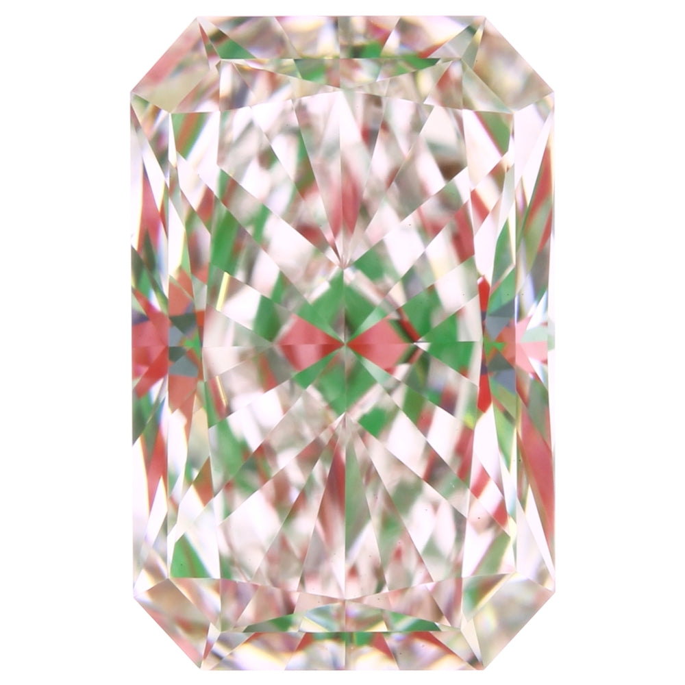 1.5 Carat Radiant Lab Diamond with  Cut Diamond in 14KT  view 1
